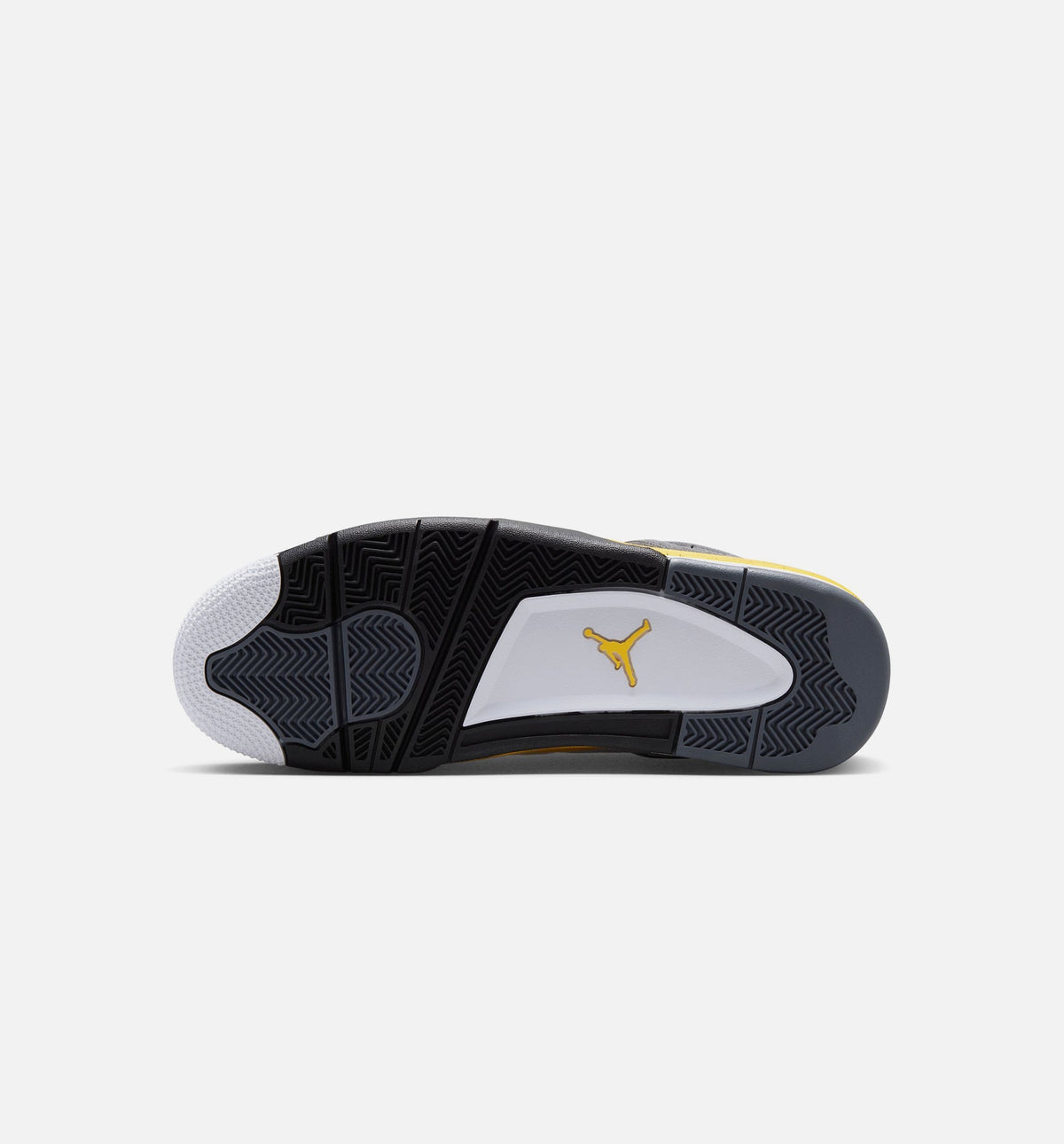 Air Jordan 4 Retro Rare Air Tour Yellow Men's Sneakers - White / Dark Blue-Grey / Black / Tour Yellow