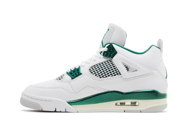 Air Jordan 4 Retro 'Oxidized Green' – Weathered Green & Black AJ4 with Industrial Patina Aesthetic
