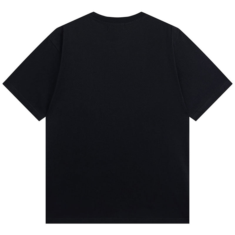 BAPE Multicolor Camo Ape Head Men's T-Shirt - Black