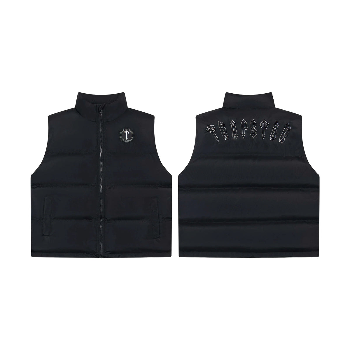 Trapstar Cotton Puffer Vest - Black