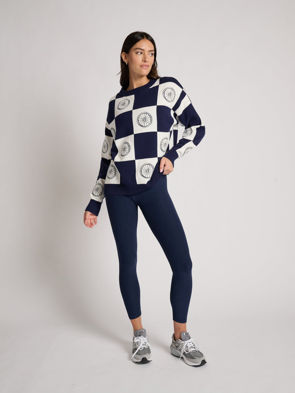 Riley Crewneck wheel Sweater