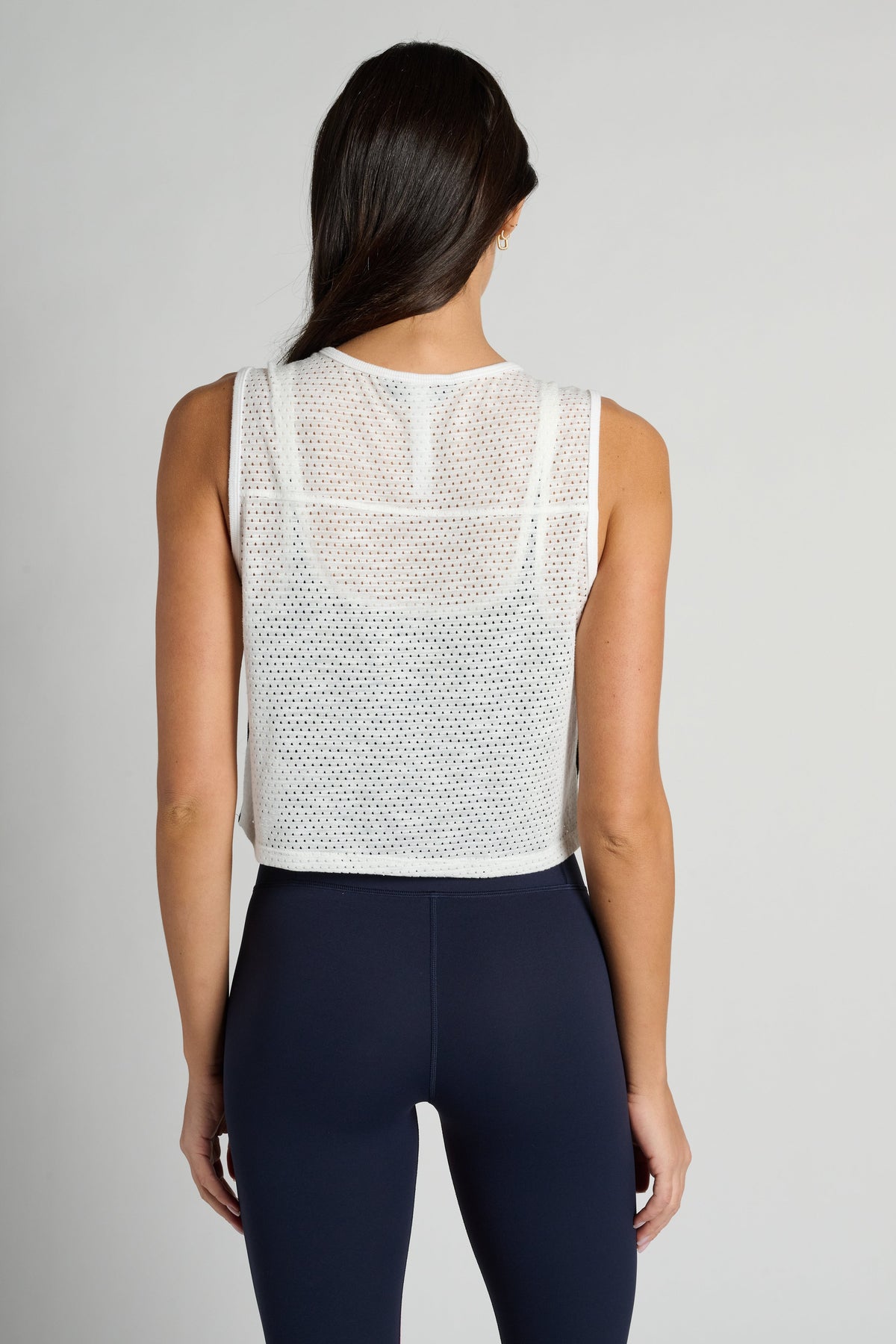 Logan Mesh Tank With Stripe
