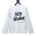 AC Logo long-sleeve gothic t-shirt white