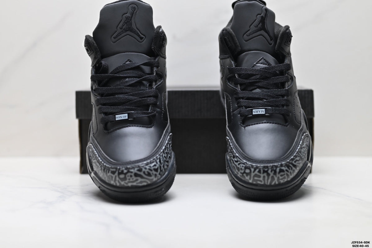 Air Jordan 5 Retro Triple Black Cement Sneakers