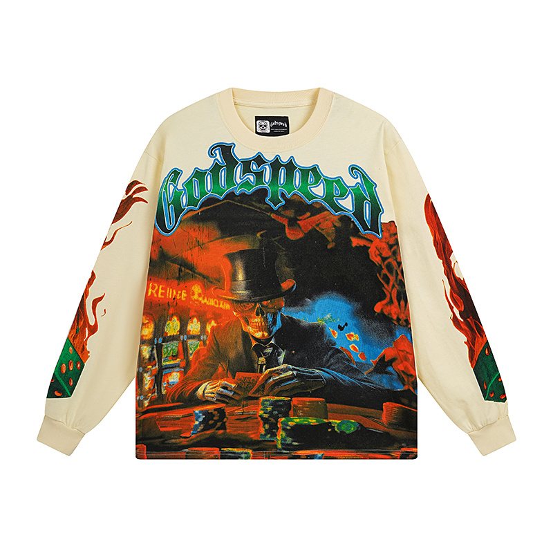 Godspeed E Pluribus Unum Graphic Long-Sleeve T-Shirt
