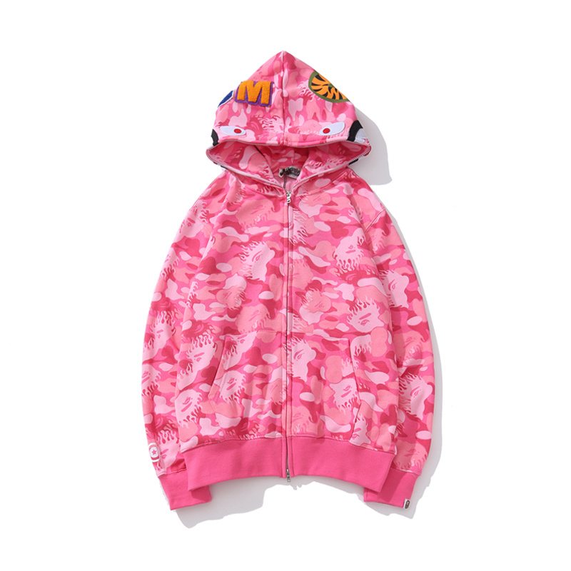 BAPE WGM Shark Camo Full-Zip Hoodie