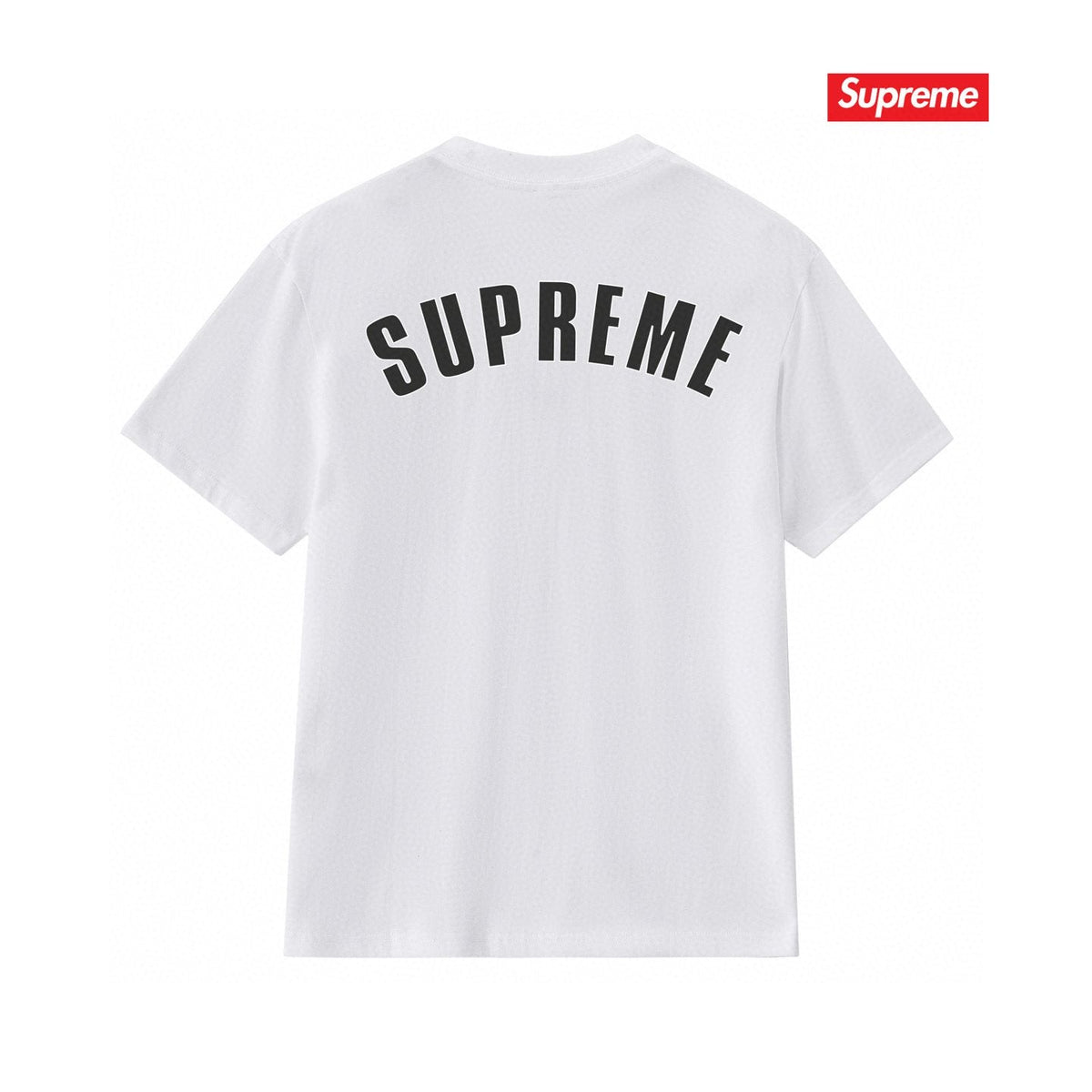 Supreme Cracked Arched Wordmark Graphic T-Shirt