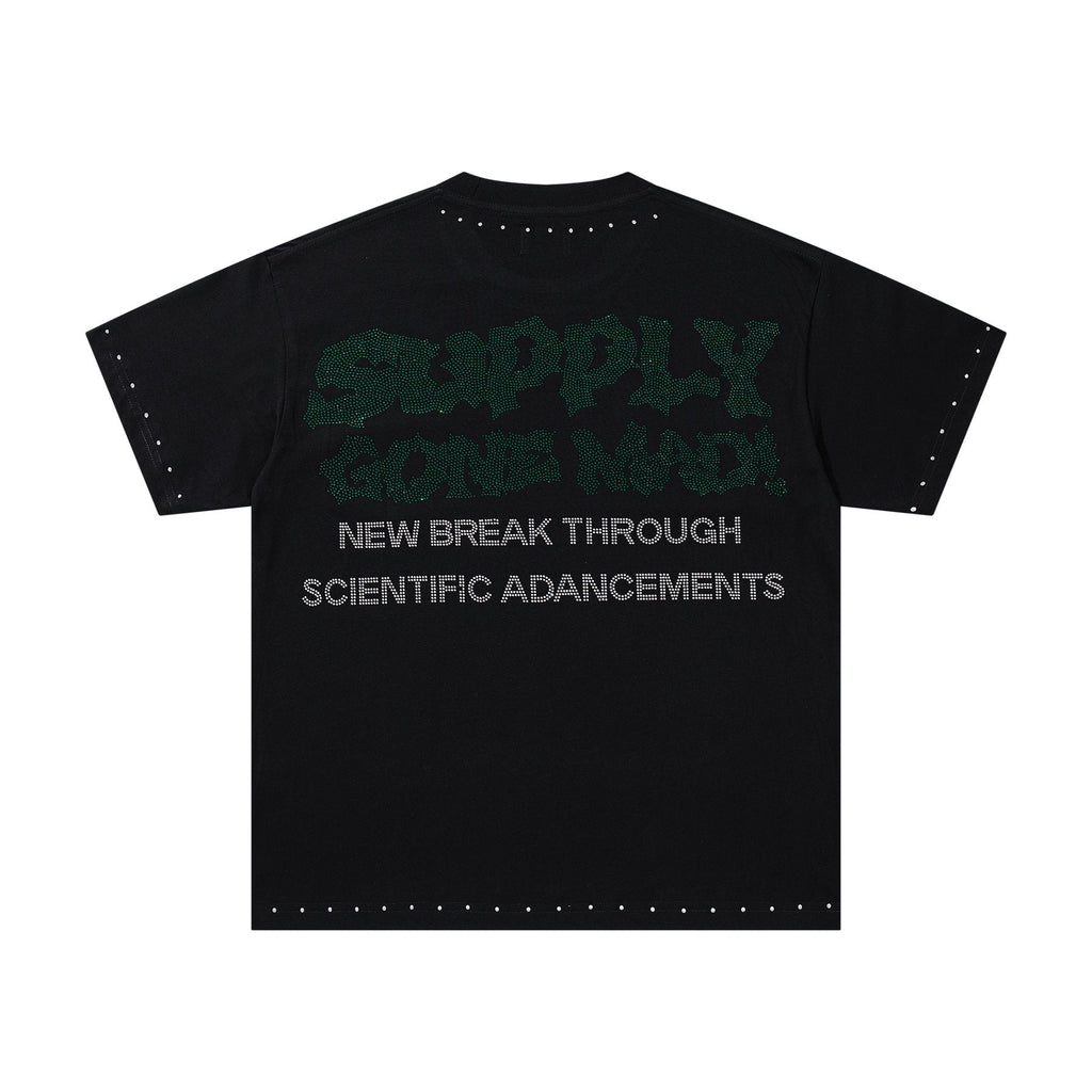 SUPPLY TEE Scientist Lab Studded Graphic T-Shirt