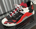 Dolce & Gabbana Men's Black and Red Chunky Sneakers