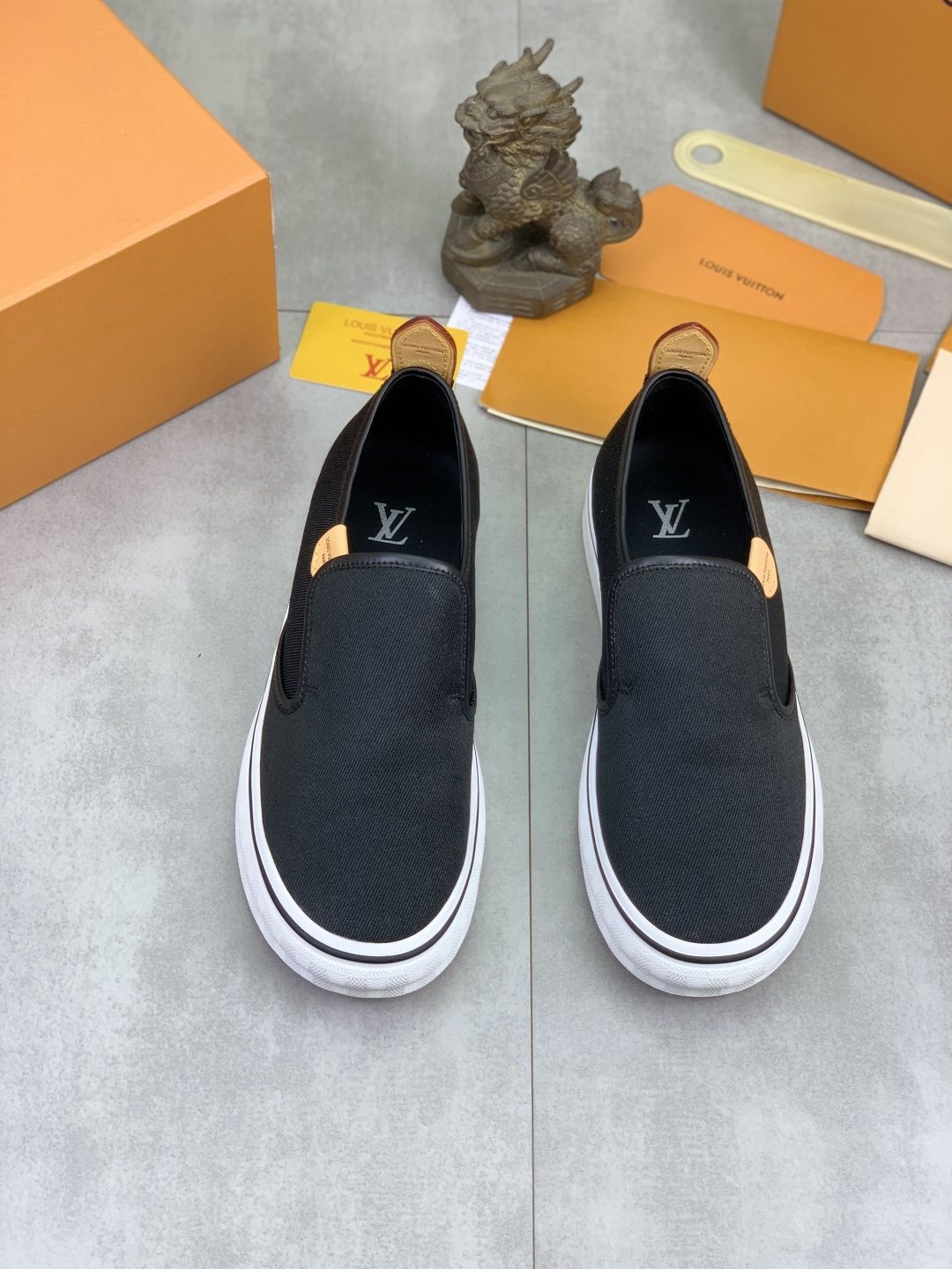 Louis Vuitton Elastic-Gore Slip-On Sneakers