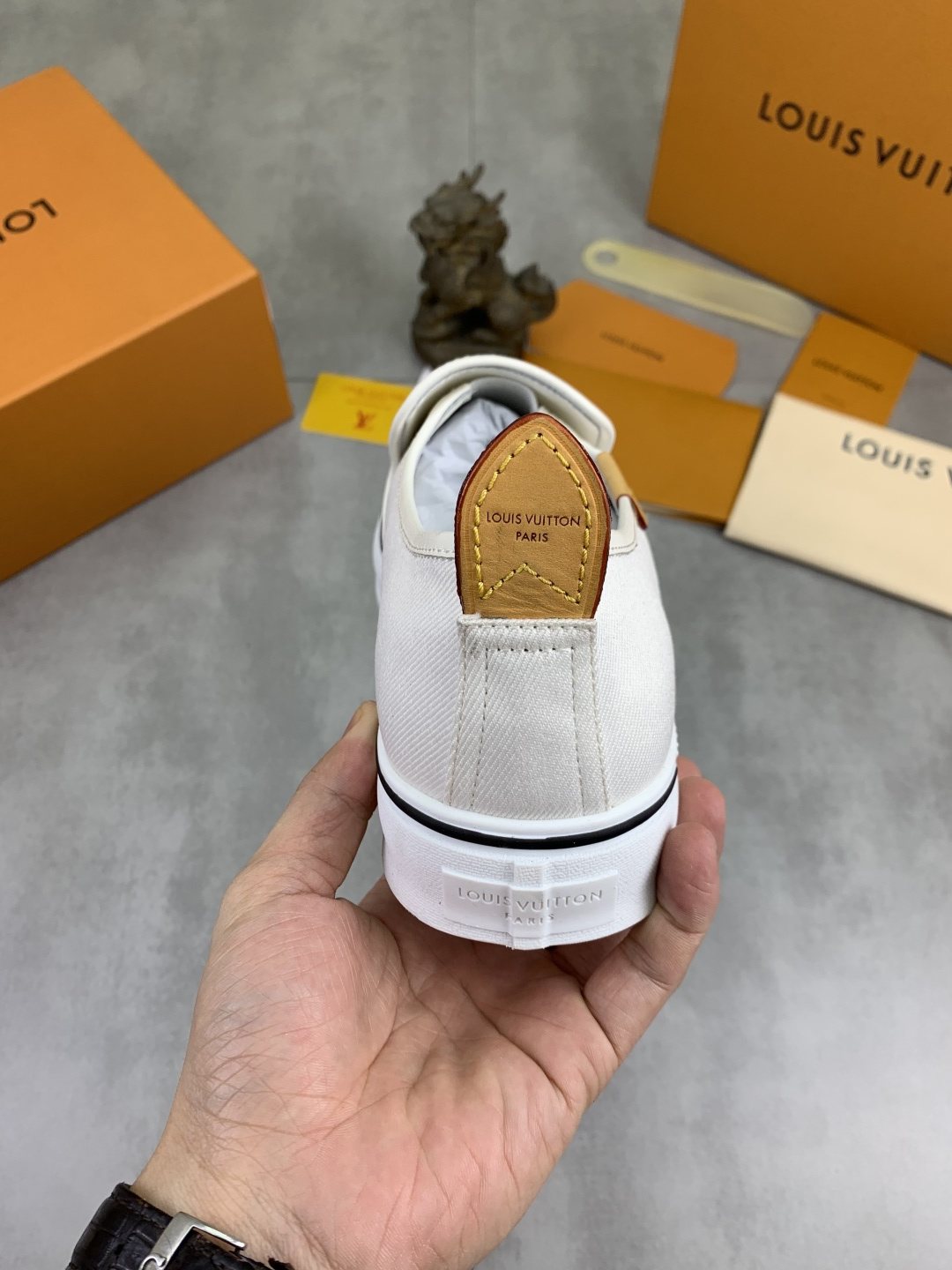 Louis Vuitton Elastic-Gore Slip-On Sneakers