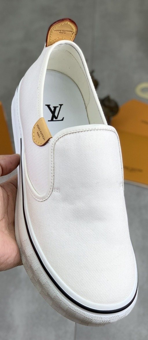 Louis Vuitton Elastic-Gore Slip-On Sneakers