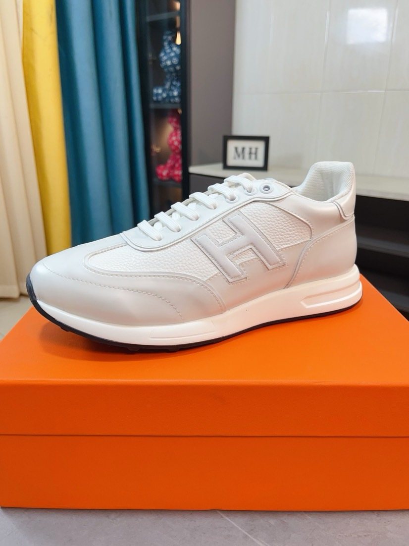 Hermès H-Panel Low-Top Sneakers