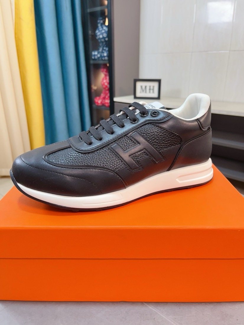 Hermès H-Panel Low-Top Sneakers