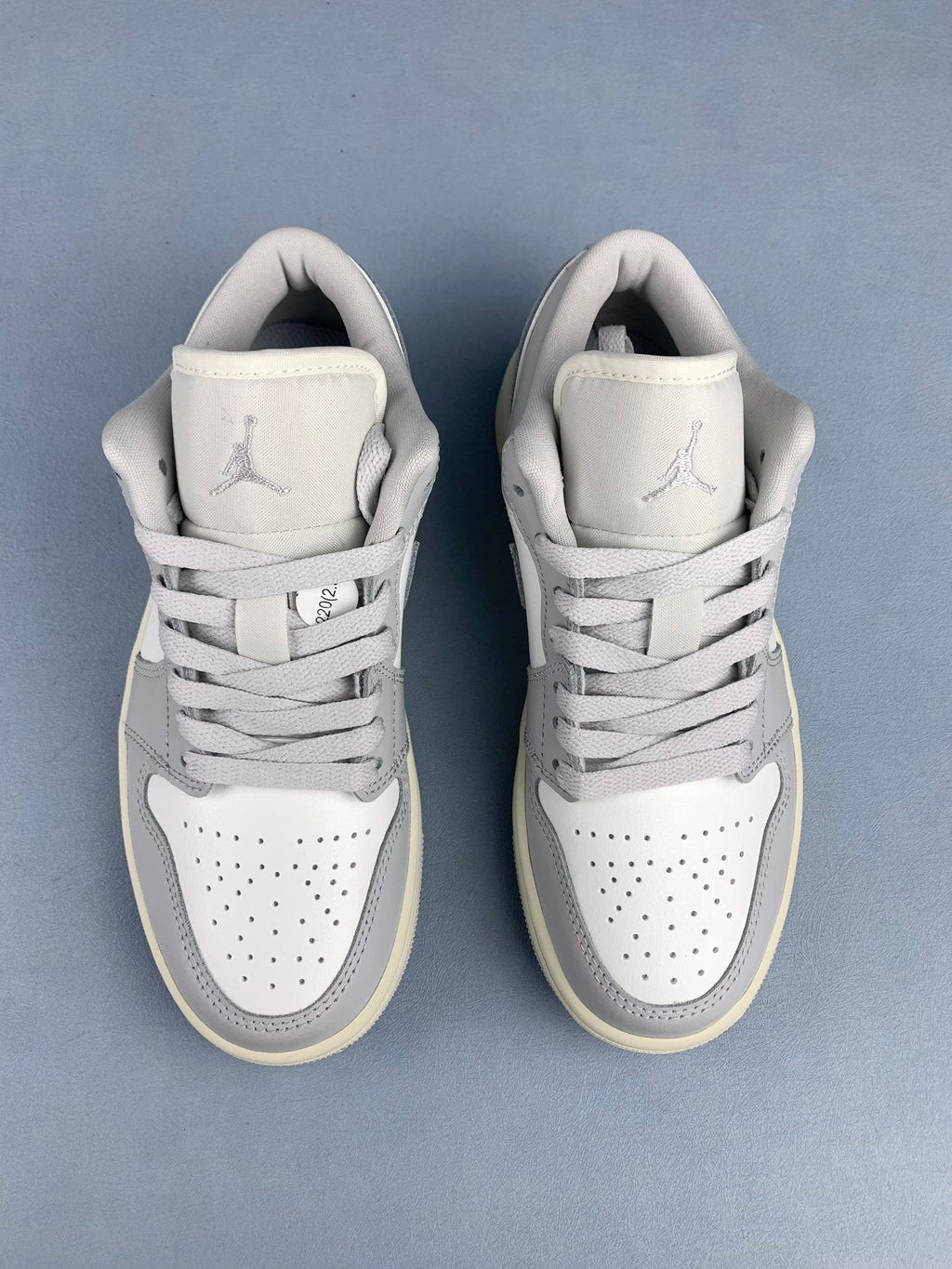 Air Jordan 1 Low White/Grey Unisex Sneakers DC0774-103